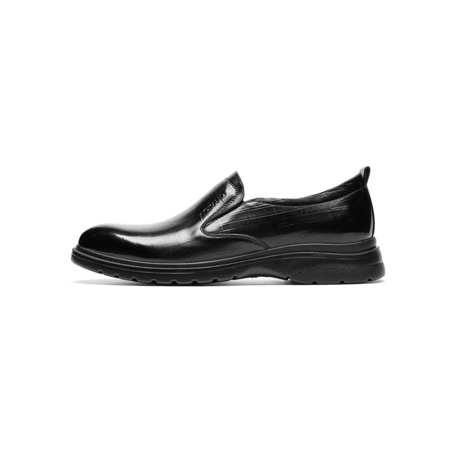 AOKANG Casual Leather Shoes Men's Black