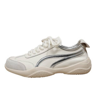 Forest Princess Low top Casual Shoes Women's White & Silver
