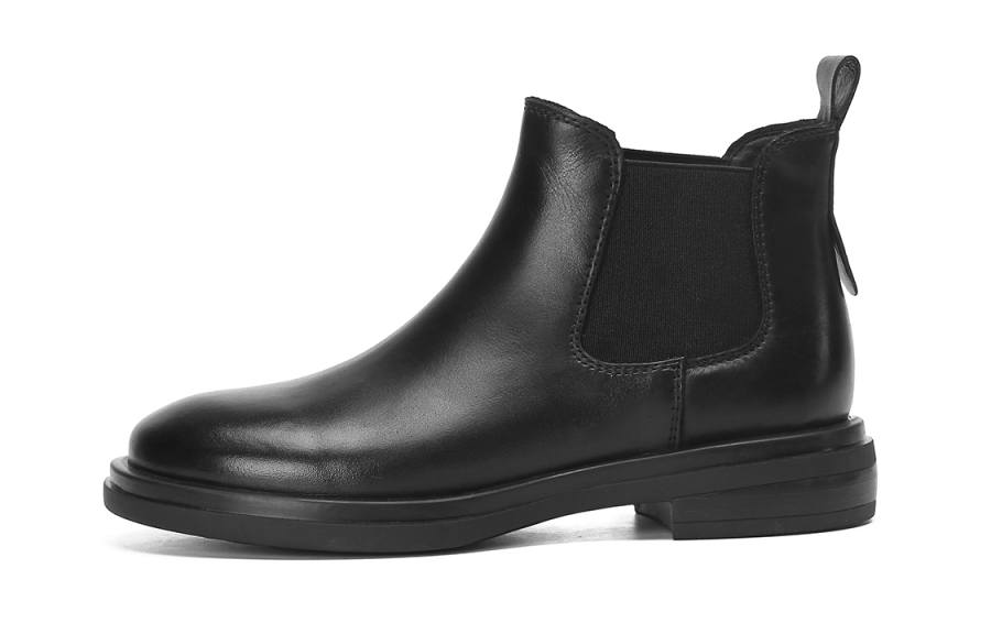 VEDULLAR Top Grain Cow Leather Ankle Length Ankle Boots 3.3cm Women's