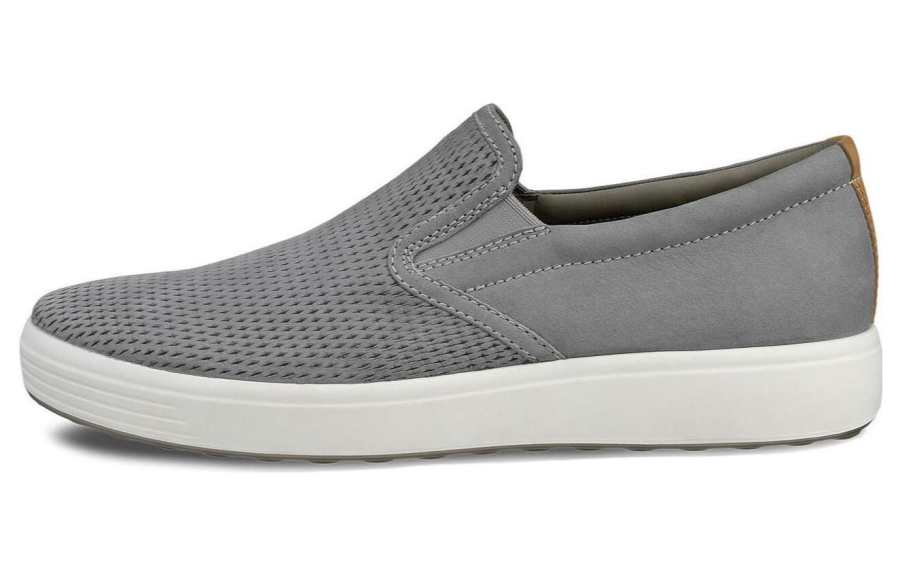 Ecco Ecco Leather Men's Casual Shoes Men's Gray