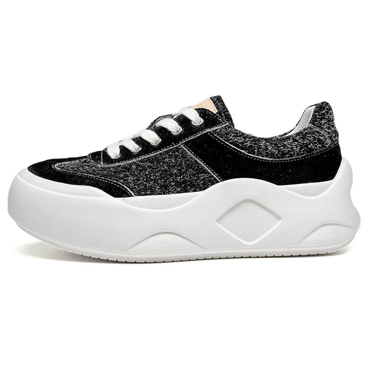 LEAVELAND Cow Split Leather Low top Skateboard Shoes Men's
