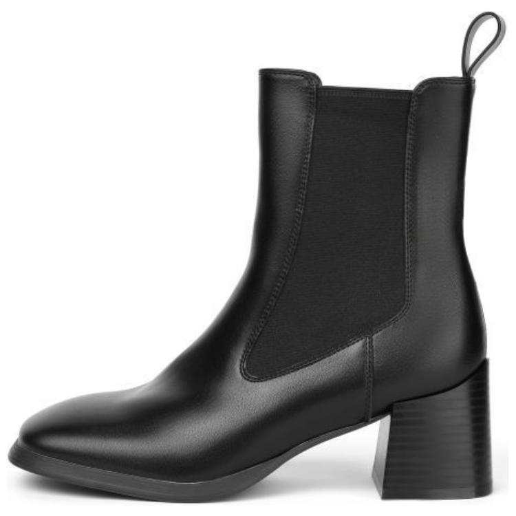 TOOMANYSHOES Pencil Legs Chelsea Boots Women's Black