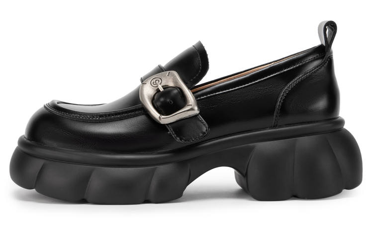 C°BANNER Loafers 5CM Women's Black