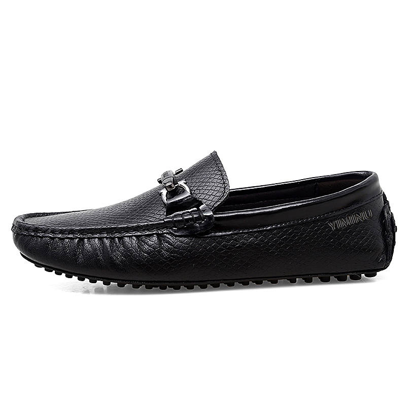 YIMINU Men's Casual Shoes Men's Low Top Black