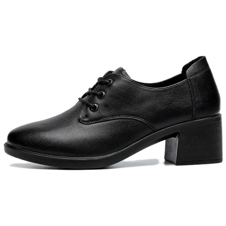 Spider King Chunky Heel High Heels 5.2cm Women's Black