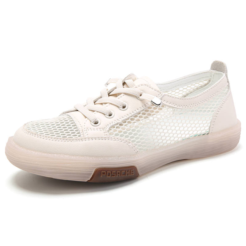 Reivantix Reivanti Microfiber Leather Casual Shoes Women's Beige