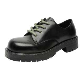 Cleverneonmore Microfiber Leather Low top Casual Shoes Unisex Black