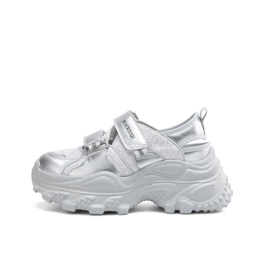 BOERDIQI Lightweight Height Increasing Lightweight Height Increasing Low top Chunky Sneakers Women's