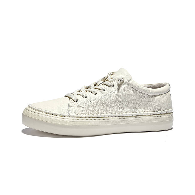 Hautton Jeans Top Grain Cow Leather Slip Resistant, Abrasion Resistant, Breathable Stylish Skateboarding Shoes Men's