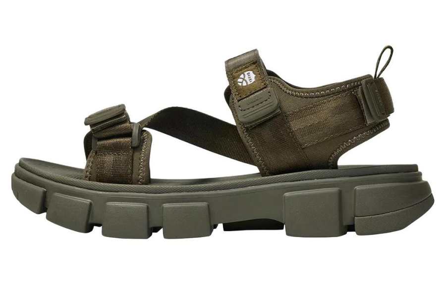 Shaka Nylon Beach Sandals Unisex Army Green