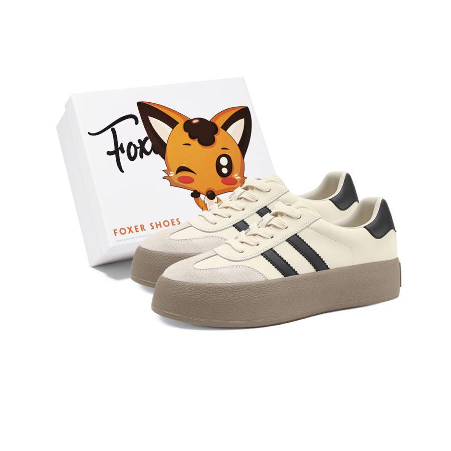 FOXER FOXER Skateboard Shoes Women's Beige
