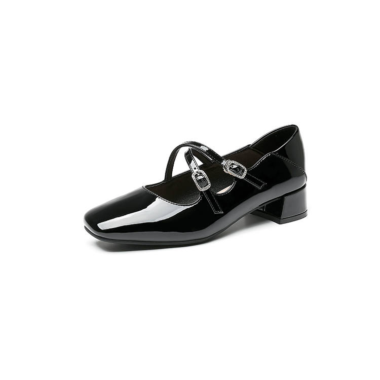 DUSTO Mary Jane Shoes Women's Silver