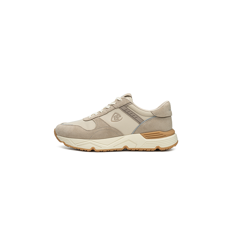 BOSSSUNWEN Cushioning Low top Casual Shoes Men's Apricot