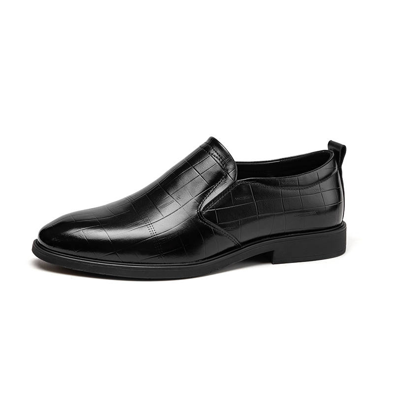 AOKANG Casual Leather Shoes Men's Black
