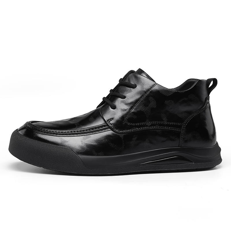 SEPTWOLVES Top Grain Cow Leather Slip Resistant, Abrasion Resistant, Thermal High top Business Casual Shoes Men's HD