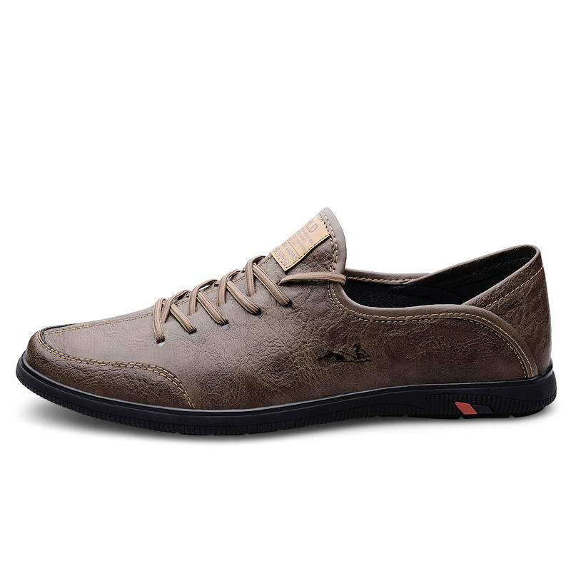 YINGLUNQISHI Casual Shoes Men's Khaki