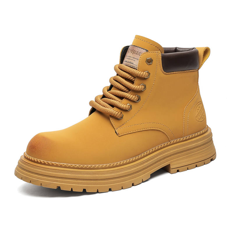 V ZERO FIVE V ZERO FIVE Microfiber Leather Short Combat Boots 3.5CM Unisex
