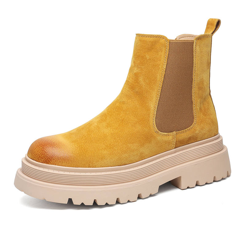 V05 V05 Microfiber Leather Short Chelsea Boots Unisex