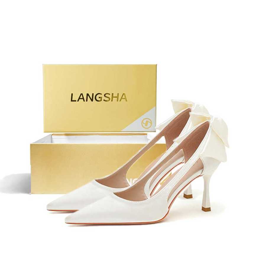 Lanza Slim Heel High Heels 7.5cm Women's