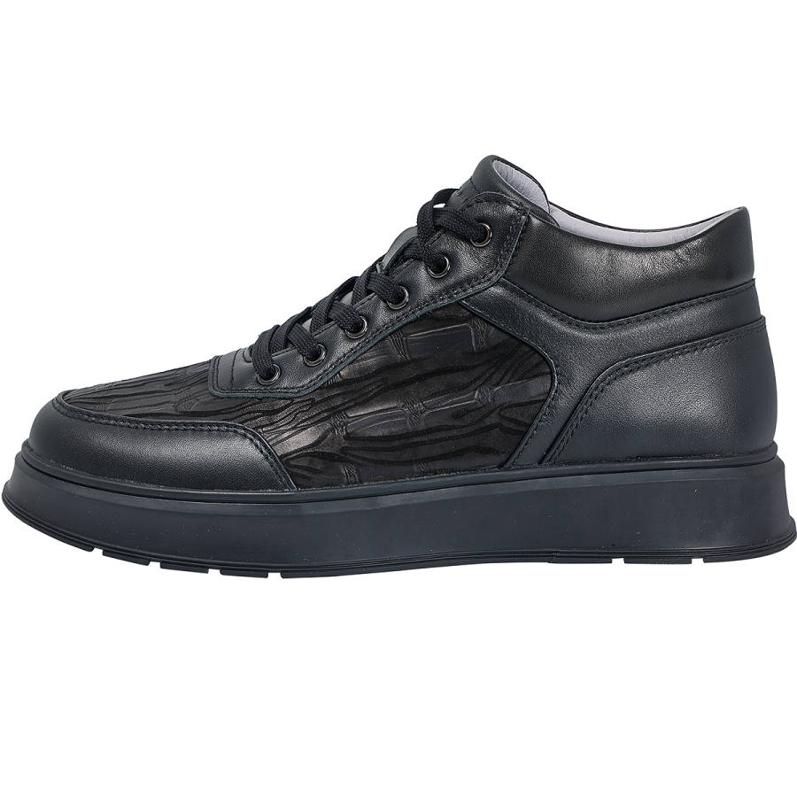 LILANZ Cow Leather Abrasion Resistant Abrasion Resistant Low top Casual Shoes Men's Black