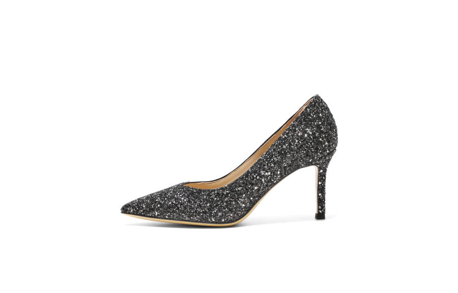 BELLE Fabric Slim Heel High Heels 8cm Women's