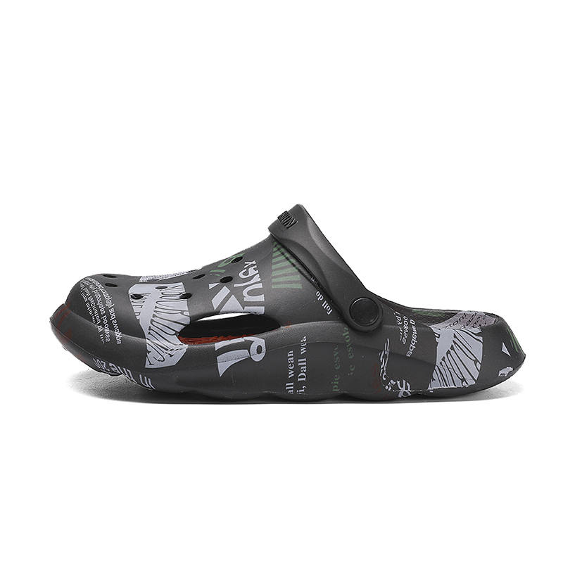 YINGLUNQISHI EVA Clogs Unisex Black