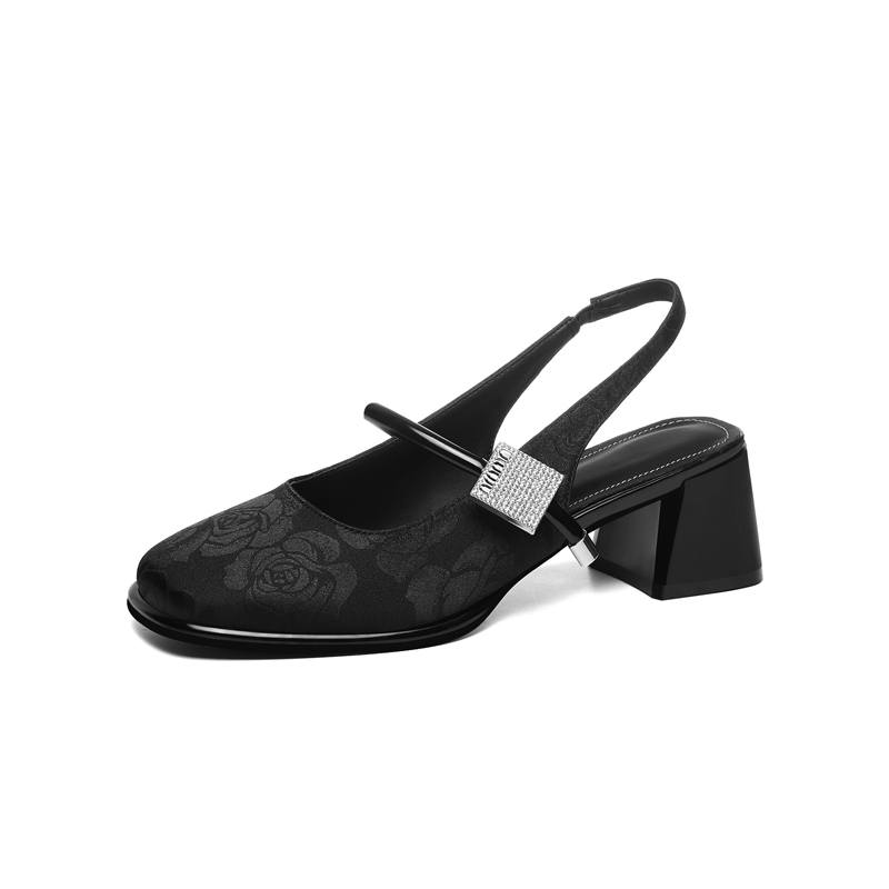 JINSITU Chunky Heel Mary Jane Shoes 6.0cm Women's