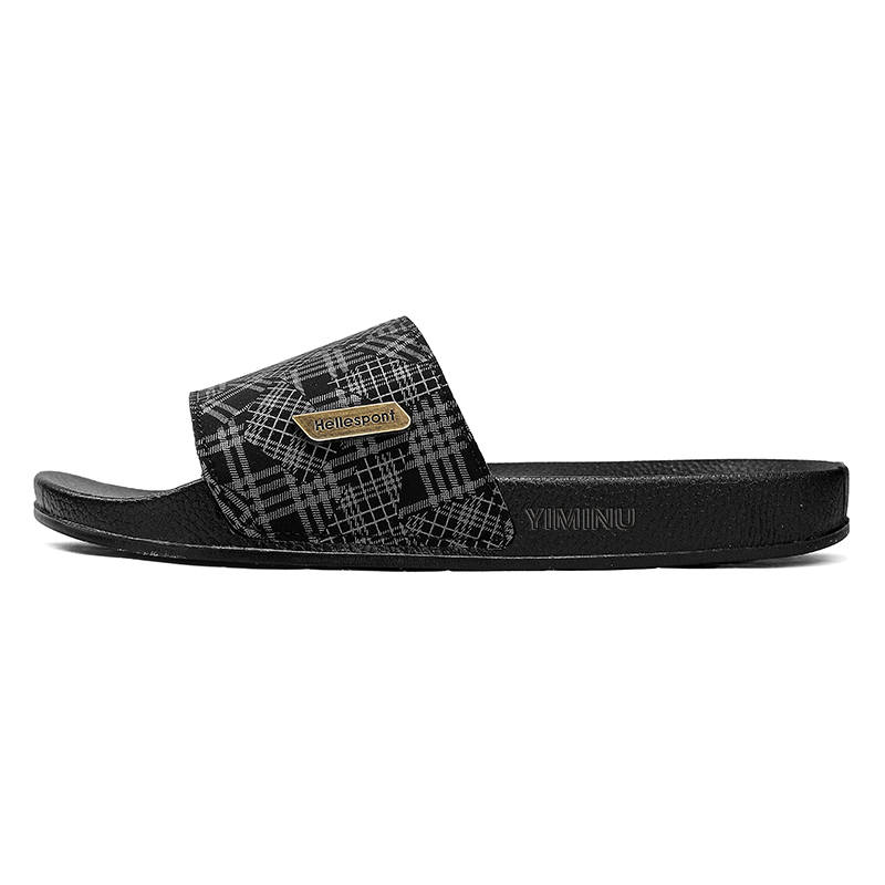 YIMINU Slide Slippers Men's Black