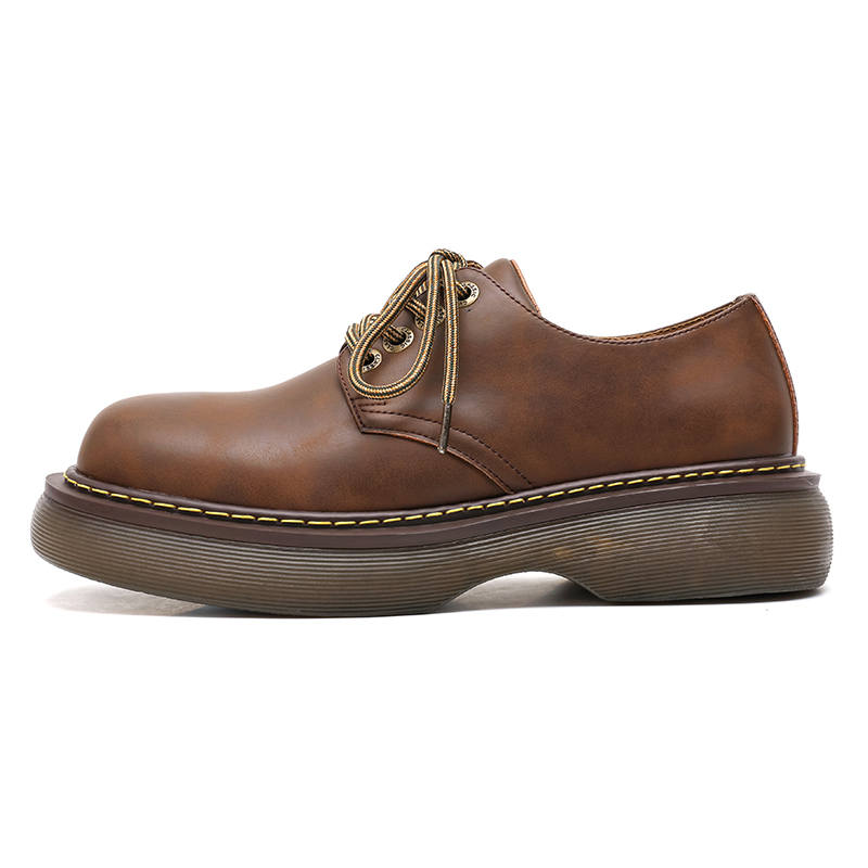 LUOMENG LUOMENG Microfiber Leather Men's Casual Shoes Men's Brown