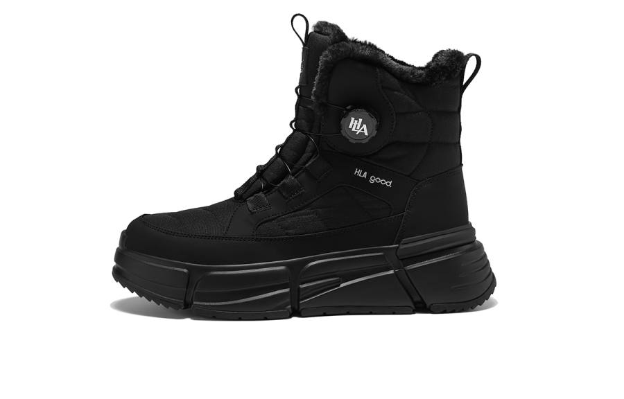 HLA HLA Snow Boots Men's Beige Black
