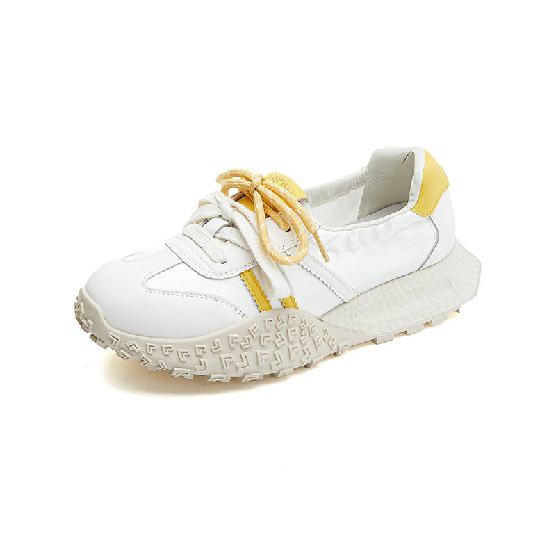 POOQ Cow Leather Low top Casual Shoes Women's