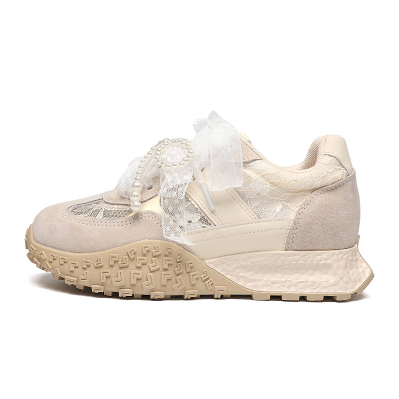 ZHR Textile, Synthetic Leather Low top Casual Shoes Women's