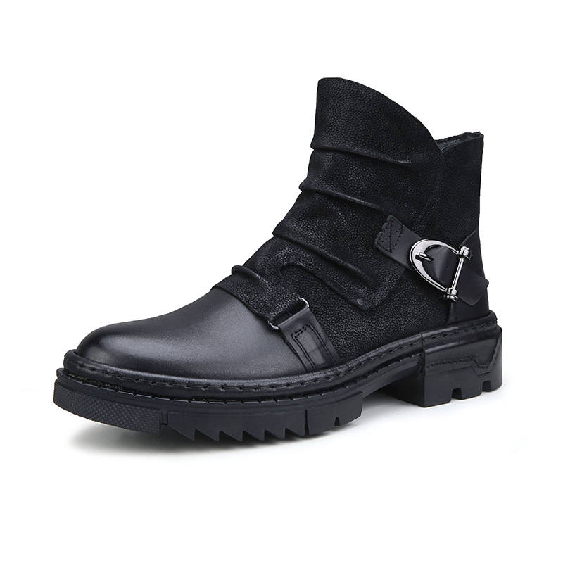 Devanro Devanro Ankle Boots Men's Black