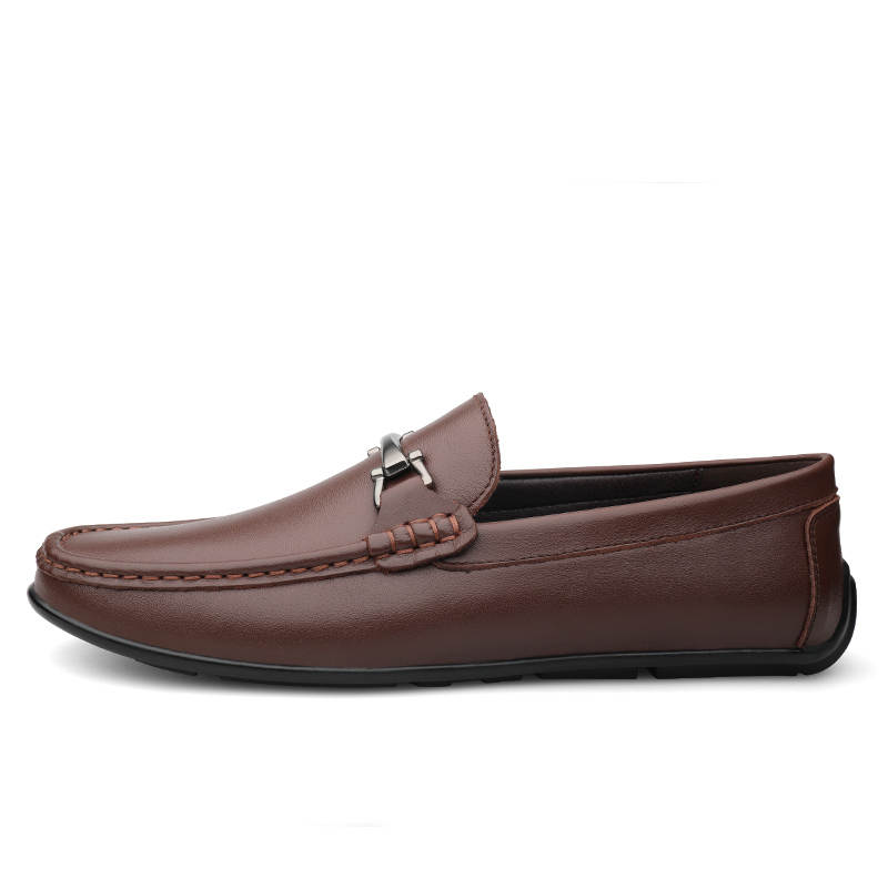 YINGLUNQISHI Top Grain Cow Leather