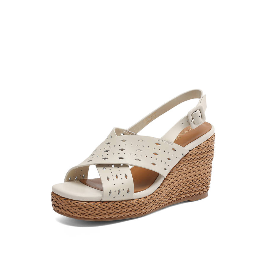 Rosa Bianca Cow Leather One Strap Sandals Women's