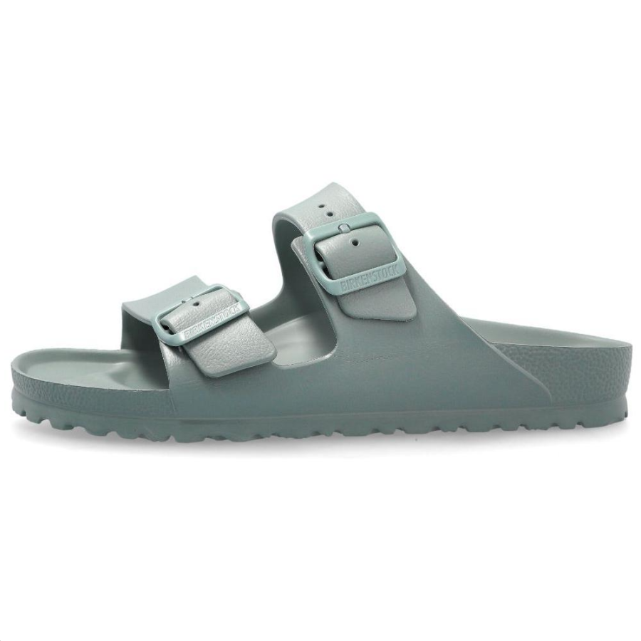 Birkenstock Rubber Sole Slip Resistant Abrasion Resistant Slide Slippers Women's Green