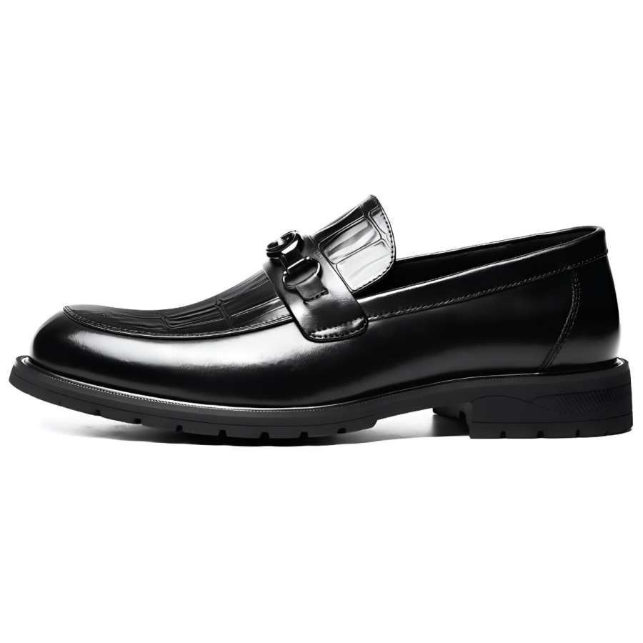 AOKANG Men's Casual Shoes Men's Low Top Black/Brown