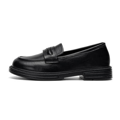 EXULL Q Pu Loafers 3cm Women's Black