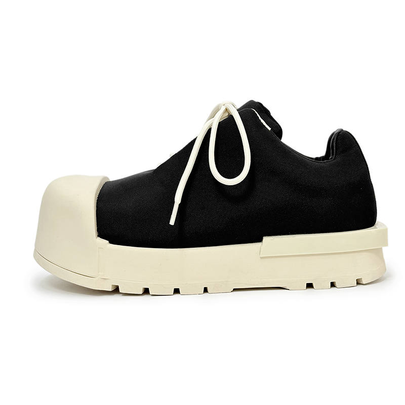 RANQI Height Increasing Abrasion Resistant Height Increasing Abrasion Resistant Low top Casual Shoes Unisex Black