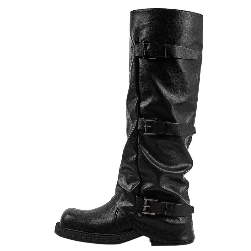 MIAOLV Pu Knee high Boots 4.5cm Women's