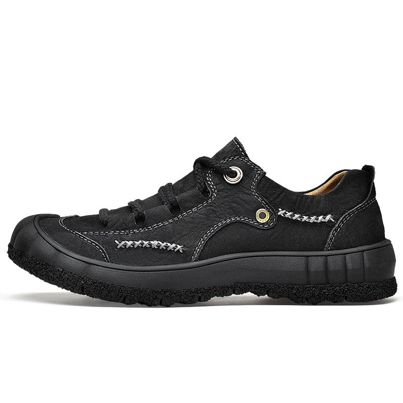 JIGONGYANG Cow Leather Casual Shoes Men's