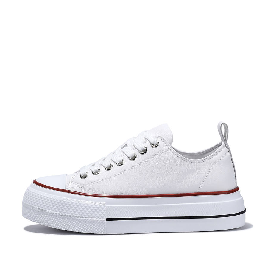 BELLALILY Skateboard Shoes Women's White