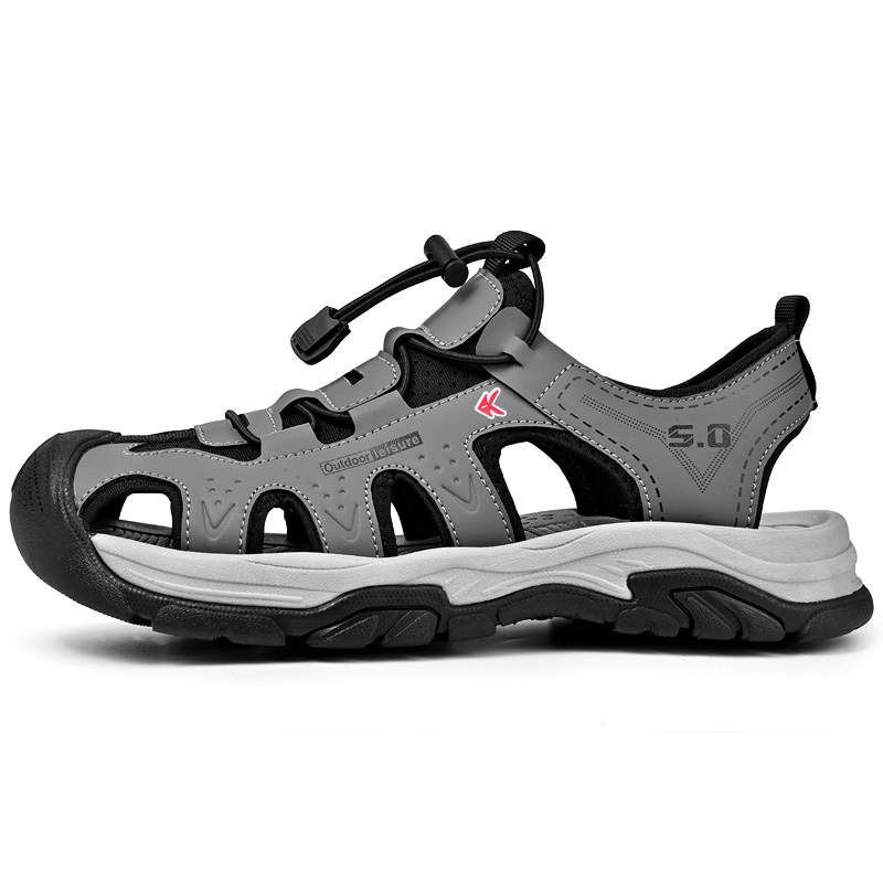ZANSITE Cow Split Leather Breathable, Resilient, Supportive, Abrasion Resistant, Non Slip, Grippy River Trekking Shoes