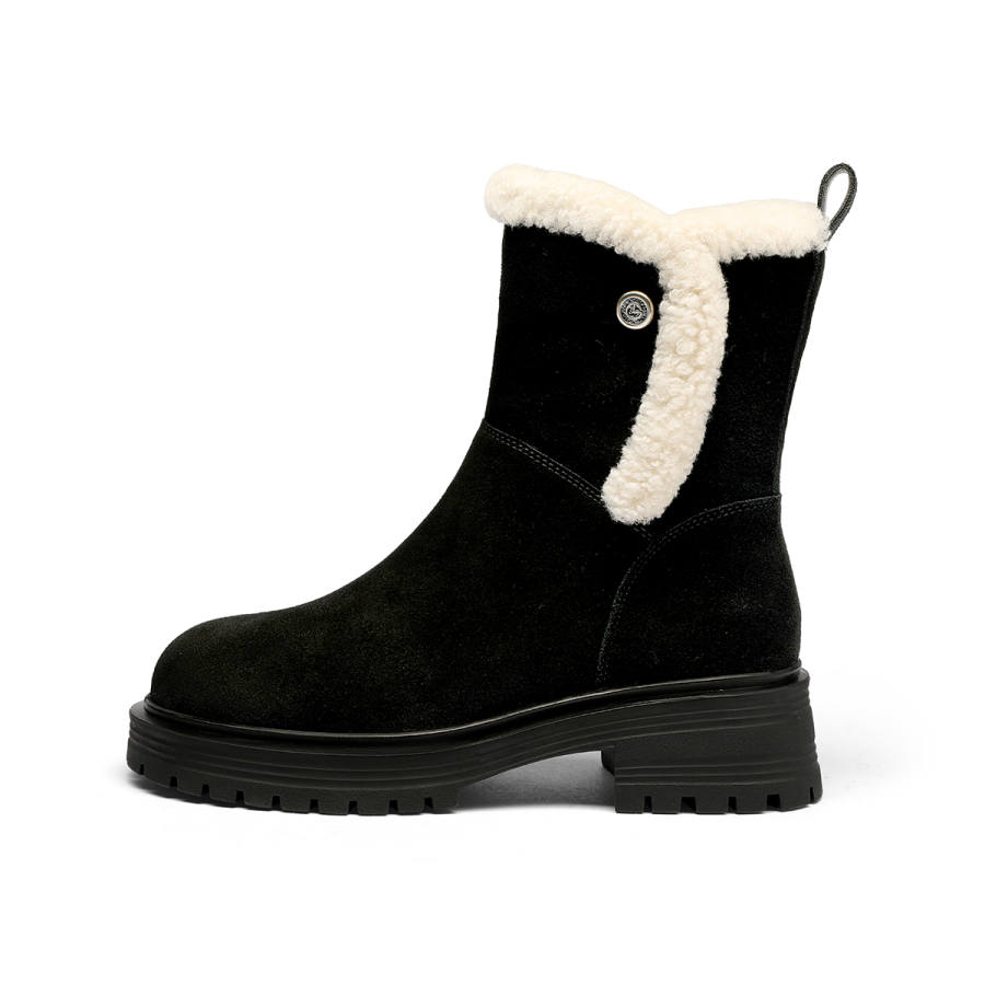 GOLDLION Snow Boots Women's Black/Brown