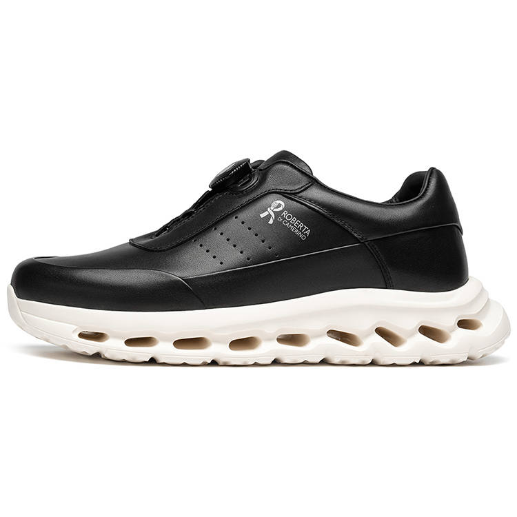 ROBERTA DI CAMERINO Cow Leather Low top Casual Shoes Men's Black