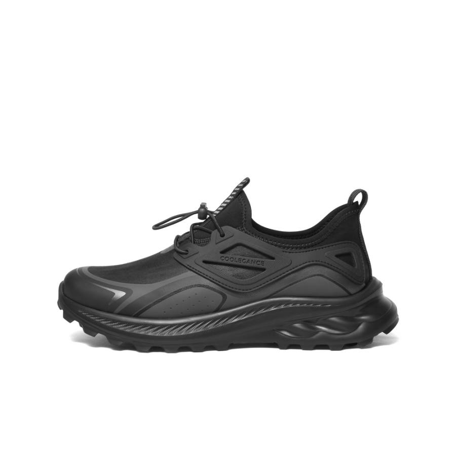 BELLE Fabric Low top Casual Shoes Men's Black
