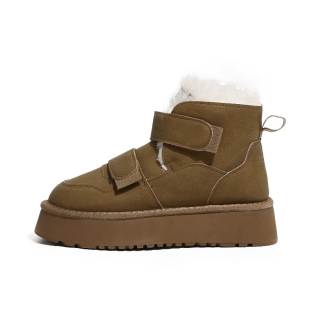 LXVB Pu Cushioning Slip Resistant Cushioning Slip Resistant Short Snow Boots Women's