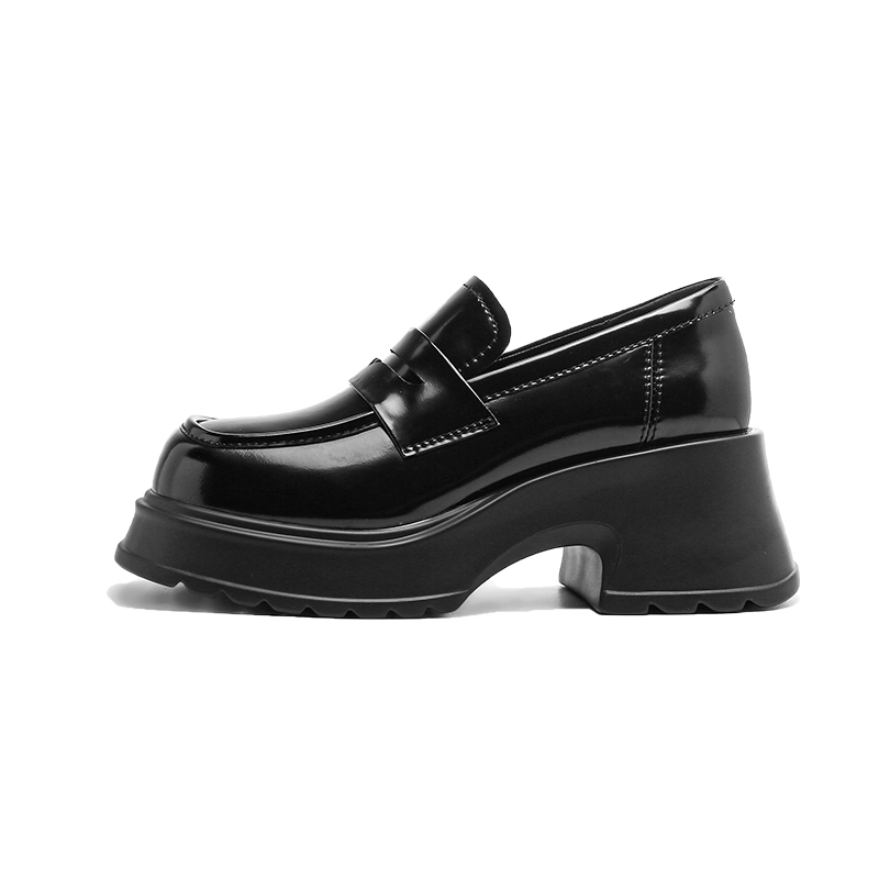 BOJUEMAO Loafers Women's Black/Ecru