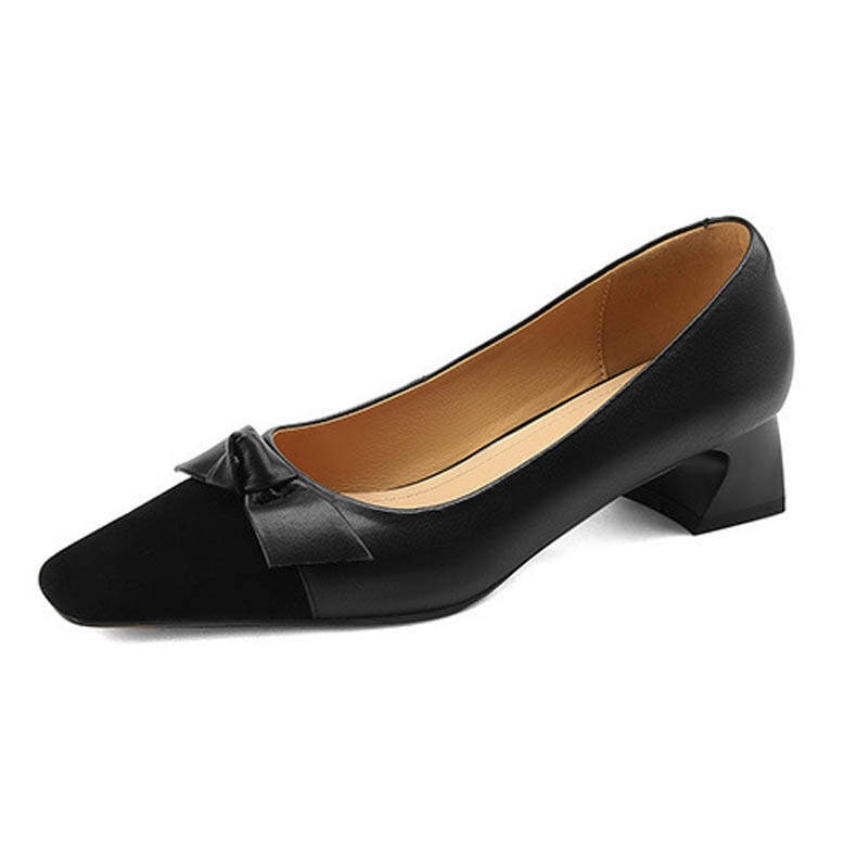 SENJIALUO Sheepskin Casual Shoes 4cm Women's