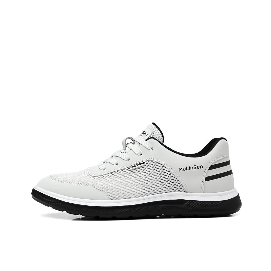 Mulinsen Cushioning Rebound Balance Abrasion Resistant Breathable Waterproof Casual Shoes Men's